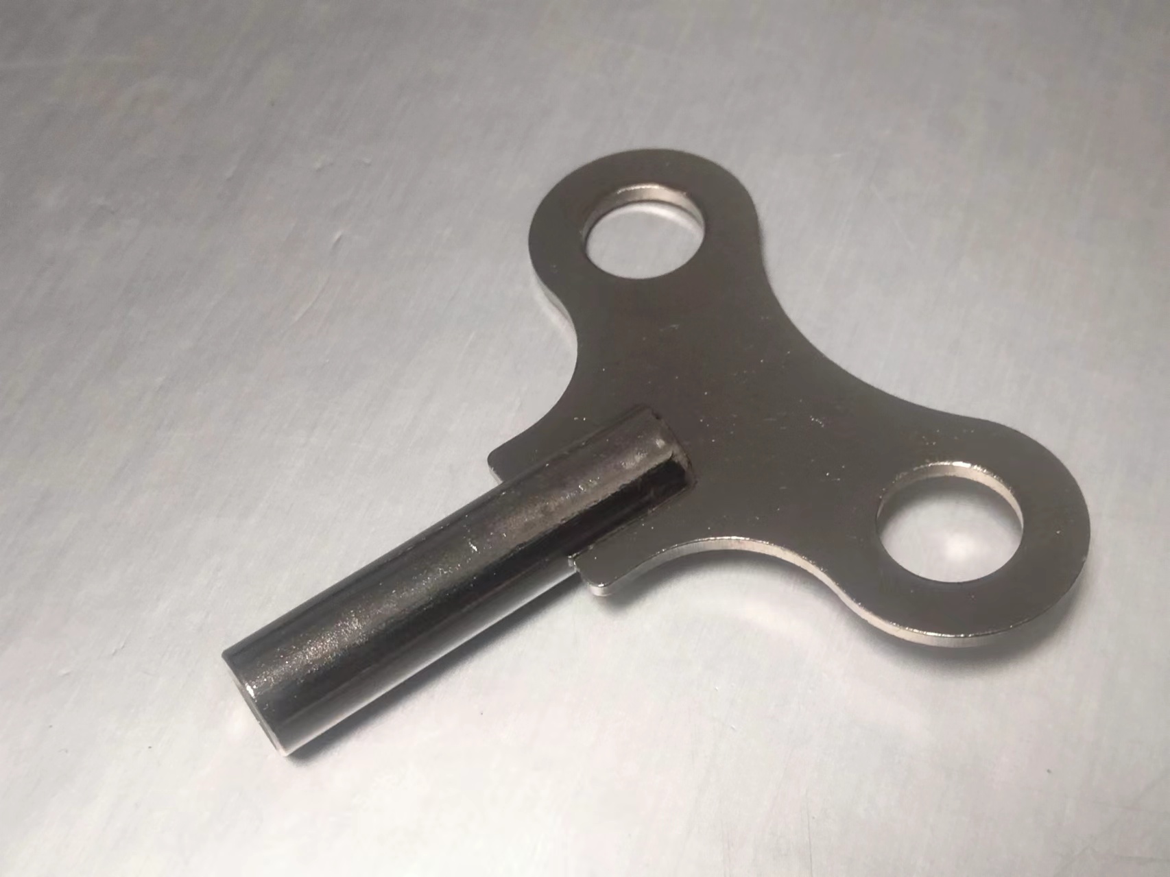 T2475 Roestvrij Staal Gevleugelde Type Tool Slinger Klok Kronkelende Sleutel 4.4mm Grootvader Klok Winder