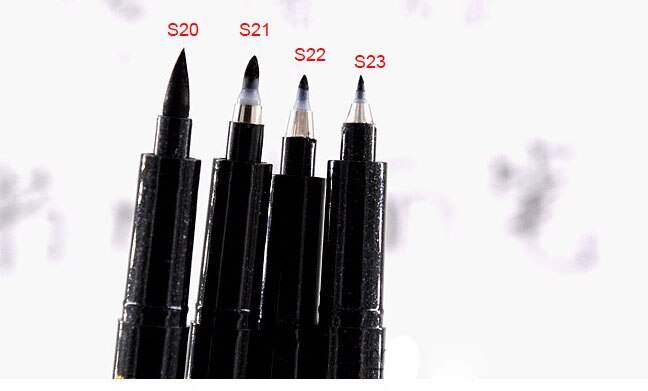 12 stk farverig engangs pen blæk, blæk etui, studerende fyldepen 05mm ,  blæk patron refills