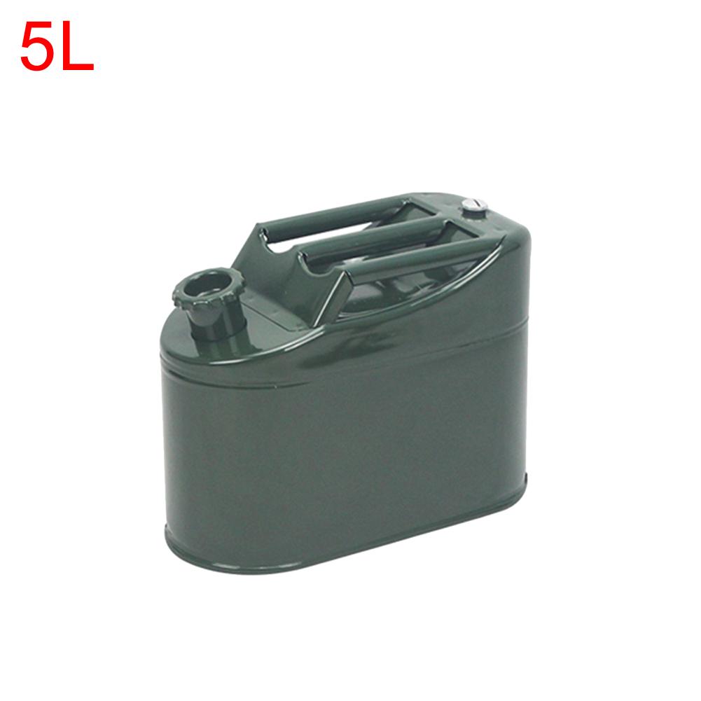Upgrade Thicker 30L Gasoline Car Diesel Fuel Tank Can Metal Iron Oil Drum Gasoline Spare Barrel Car Motorcycle Accessories: 5L