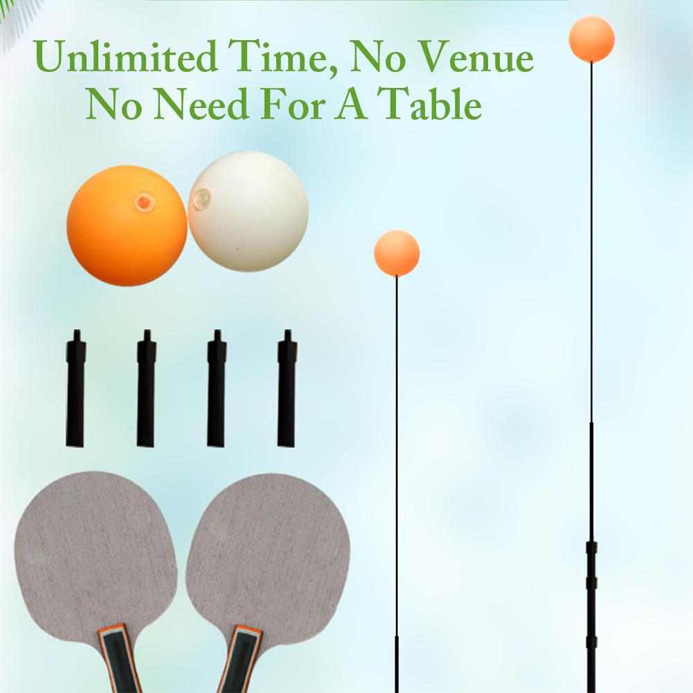 Robot Table Tennis Trainer Padel Rackets 90cm Flexible Shaft Ping Pong Ball Training Machine Accessories Adult Children: Other