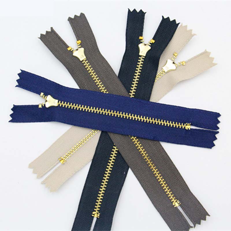 10pieces 8cm 10cm 11cm 12cm 13cm 14cm 15cm 18cm Close-End Metal Zippers Black Color #3 Zipper For DIY Sewing Zip