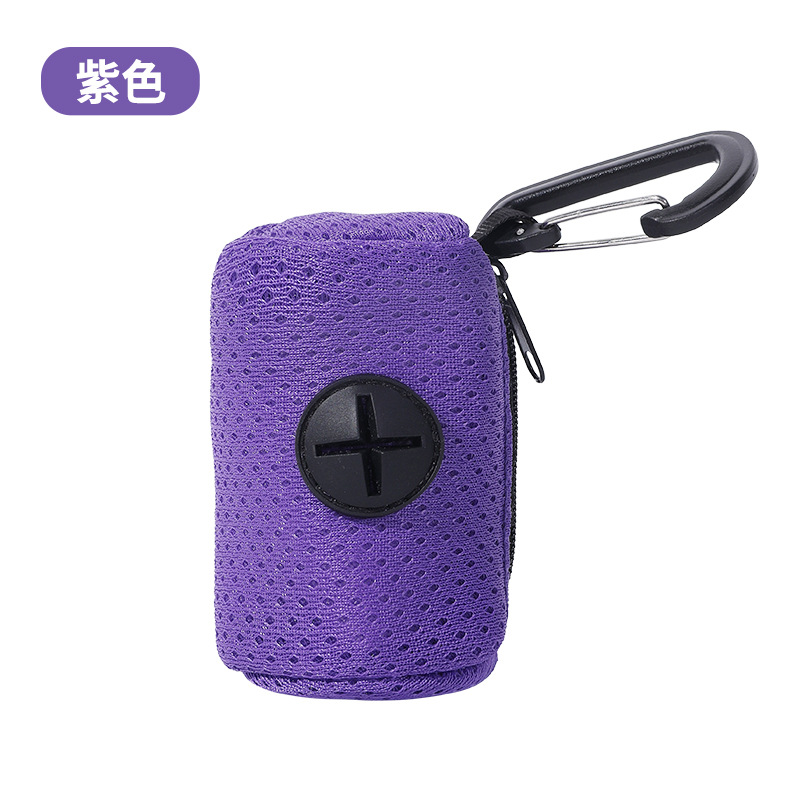 Distributeur de sacs de merde de chien suspendu, support de sac de merde de chien, distributeur de sacs de caca pour chiens, distributeurs de sacs poubelles de marche, fournitures pour animaux de compagnie: SCARLET