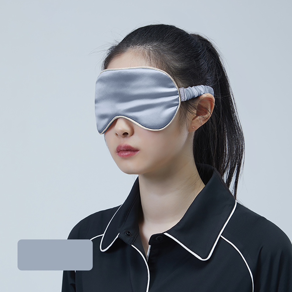 OhSunny Silk Sleep Eye Mask Dream Night Eye Cover Soft Relax Eyes Bandage Sleeping Blindfold Night Heath Relaxed Nap f Women Men: Gray