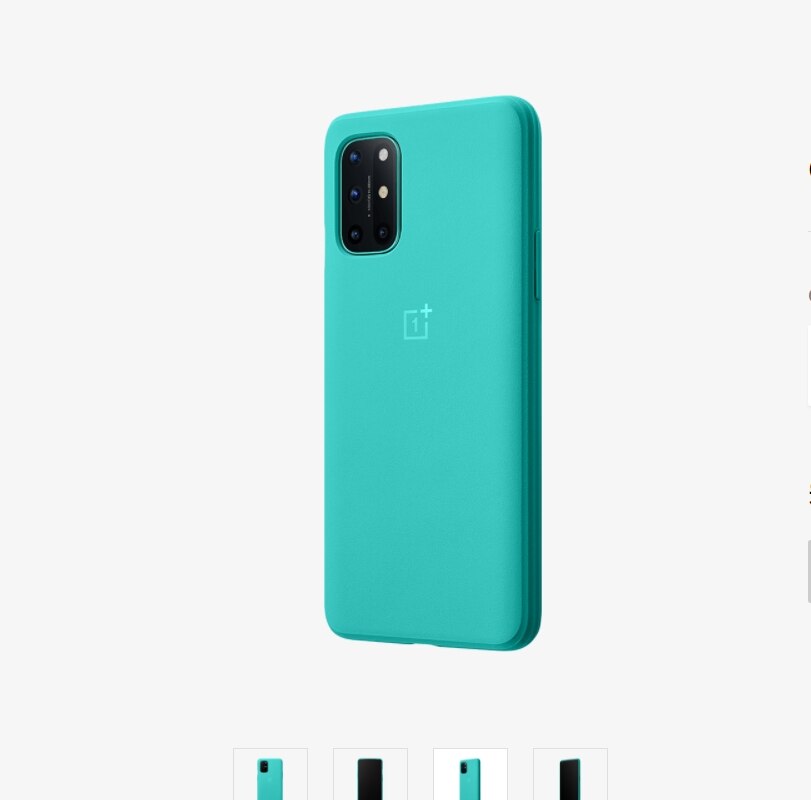 100% Officiële Bumper Case Voor Oneplus 7 8 Pro 8T Zandsteen Nylon Carbon Karbon Bumper Orginal Transparant Clear Back cover: 8T sandstone cyan