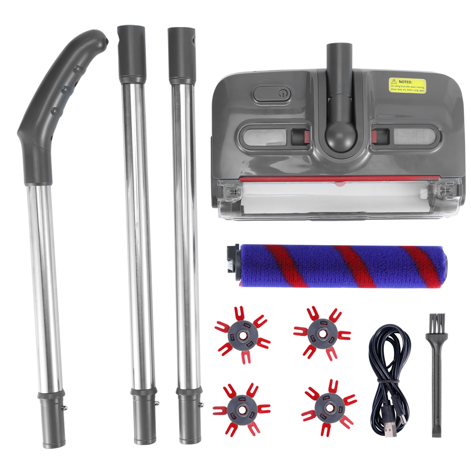 Elektrisk feiemaskin trådløs støvsuger håndholdt trådløs elektrisk moppstøvsuger elektrisk gulvfeier til husholdningen: Default Title