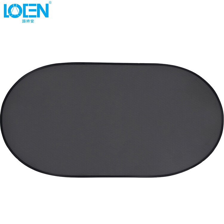Loen 1Pc 100*43Cm Draagbare Zwart Gaas Auto Achter Voorruit Gordijn Voor Auto Met Suckers Achter Zonnescherm cover Solar Bescherming: Default Title