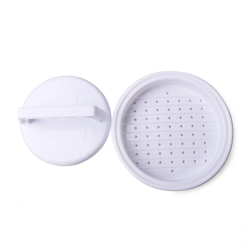 FILBAKE 1 Set Plastic Round Hamburger Meat Pie Mould Manual Meat Maker Presses Pie Tool DIY Grill Cooking Kitchen Gadgets