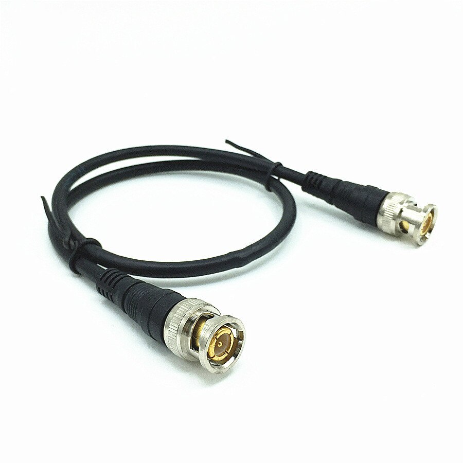 BNC Jumper 1 M Coaxiale Video Kabel vergulde Bnc Hoofd Jumper 1 m Surveillance Video Kabel Multi- streng Koper