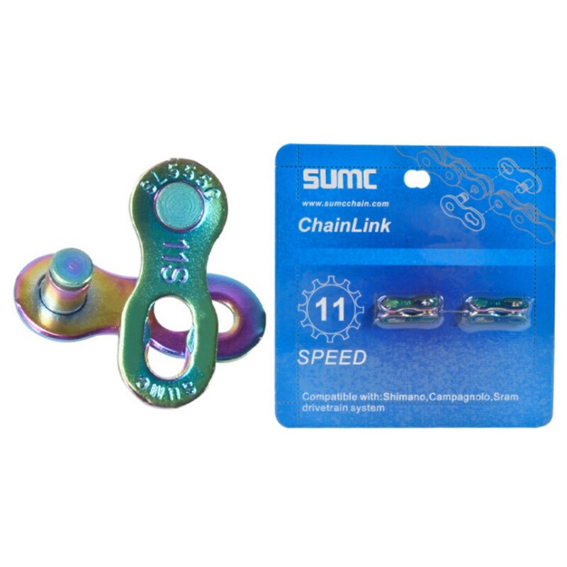 MTB Road Bike Bicycle Chain Quick Release Buckle Chain Buckles Speed Quick Release Buckle 6-12 Speed Disassembly Quickly Buckle: Blue