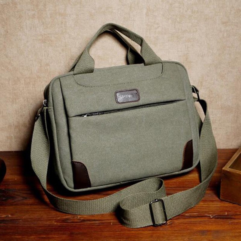 Dametasker let canvas skuldertaske afslappet crossbody tasker vandtæt business skuldertaske til kvinder