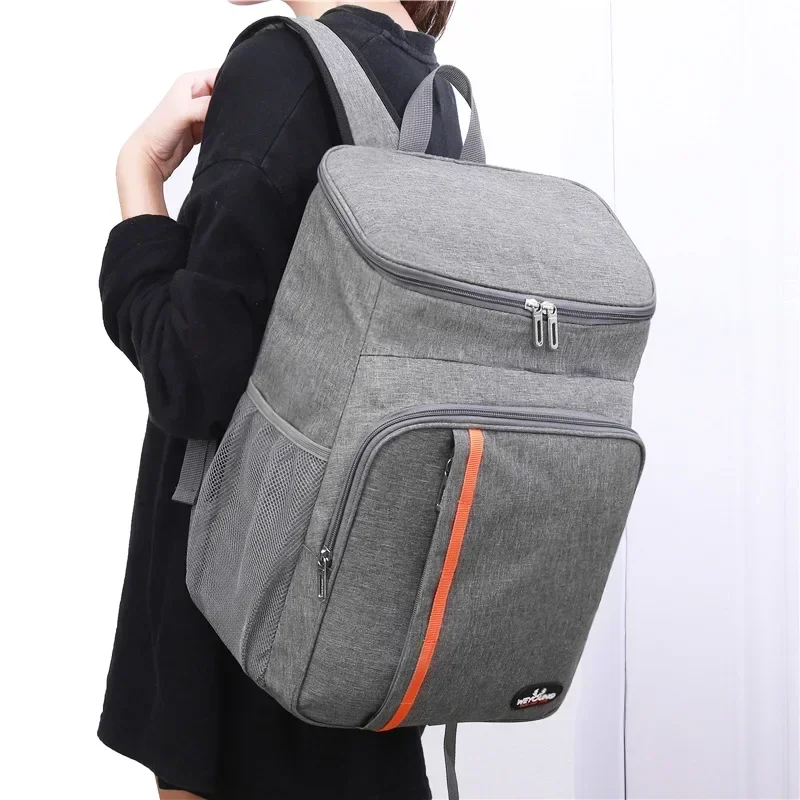 20l Outdoor Thermische Rugzak Koeltas Geïsoleerde Lunchtas Lekvrij Camping Bier Drinken Picknick Rugzak Voedsel Vers Bewaarzak