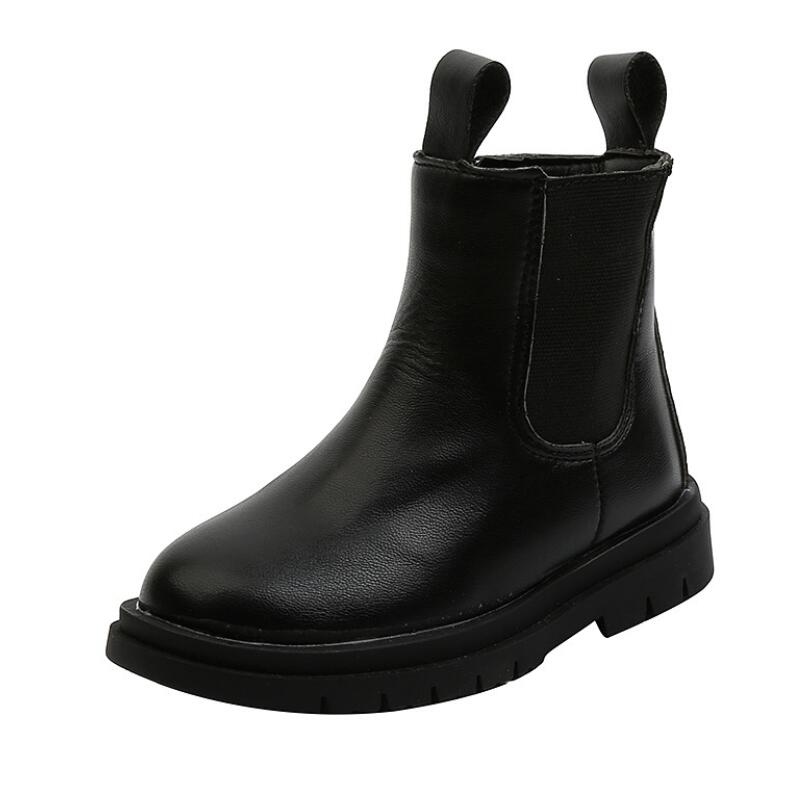 automne/hiver en peluche enfants bottes garçons filles Martin chaussures de en cuir souple enfants bottes de neige
