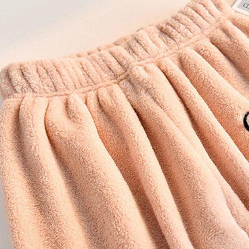 Schlaf Unterseite knapp Gedruckt Freizeit schick Flanell Weiche Warme Bequeme Frauen Koreanischen Stil Winter Schlafanzug Hosen Nachtwäsche Ulzzang