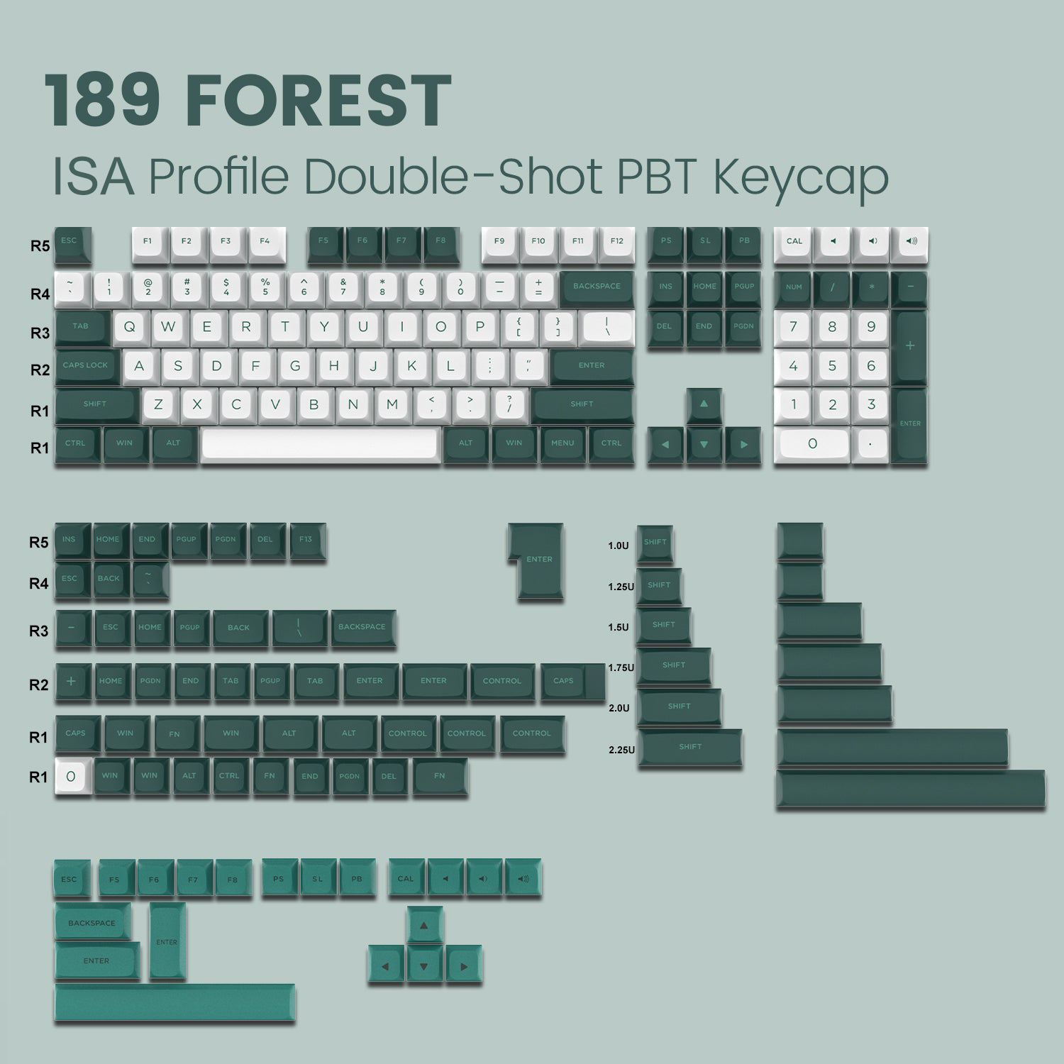 189 teclas PBT doble disparo negro gris ISA perfil teclas para interruptores MX Womier GK61 Anne Pro 2 Teclado mecánico para jugar: YELLOW