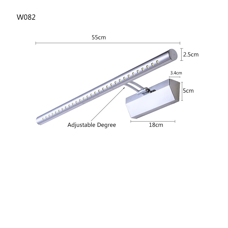 LED wandlamp Badkamer Spiegel lamp warm wit/wit wasruimte make vanity lights wandkandelaars Lampen armaturen: W082 / White