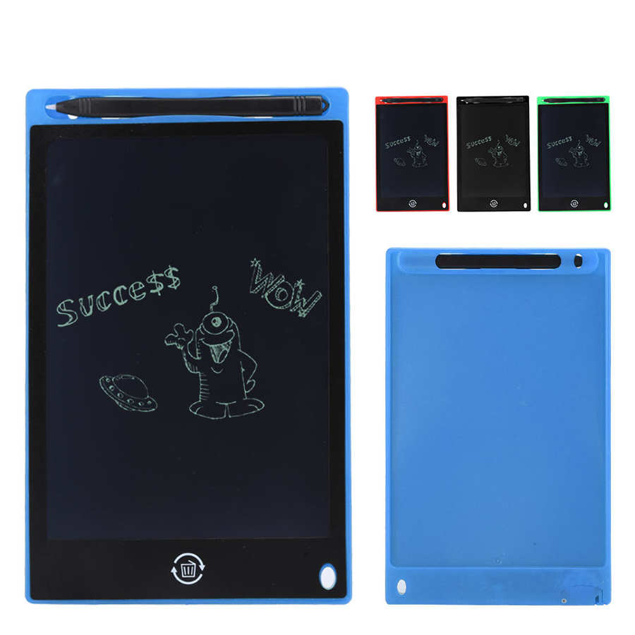 8.5inch LCD Writing Board Light-Energy Bright Thick Handwriting Children Graffiti Drawing Board One-click erasing with pen