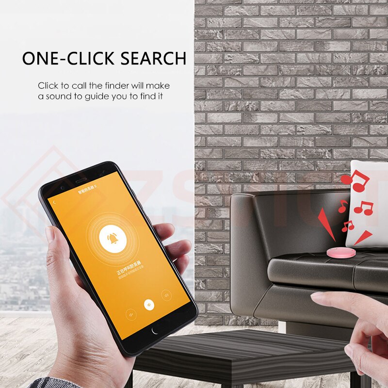Tuya smart tracking Sensor Bluetooth 5.0 2.4GHz Anti-lost Device Finder Alarm Tile Wallet Keys Automation Anti-lost Alarm For S