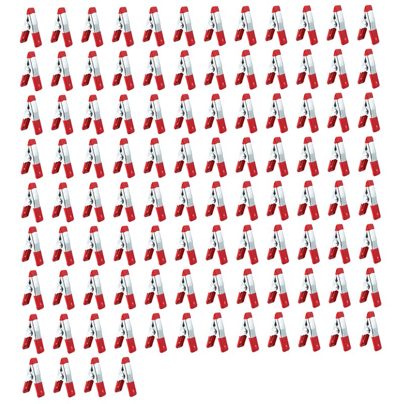 10PCS Metal Spring Clamps 2" Clip Soft Plastic Tips Grip Photos Craft