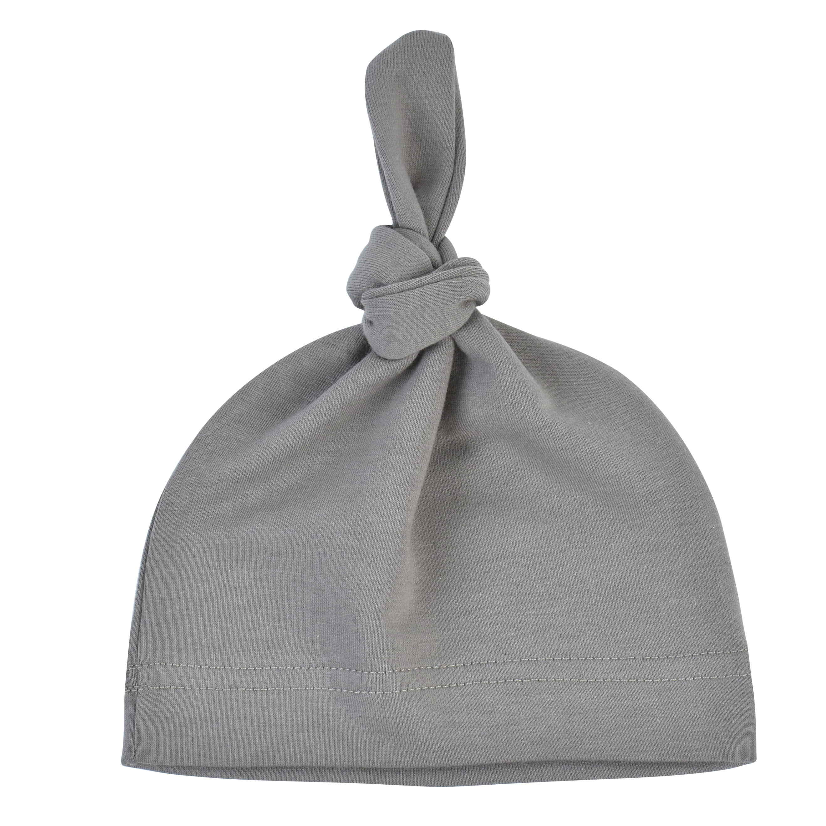 Gorros para bebé recién nacido, 100% algodón orgánico, suave, ajustable, con nudo, para niños de 0 a 3 años: MJ0026