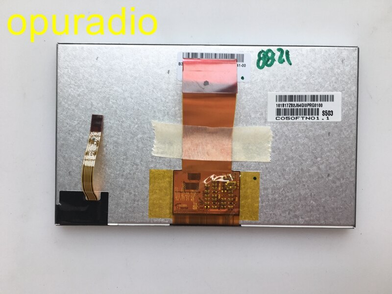 Free DHL/EMS original AUO 5inch TFT LCD display C050FTN01.1 C050FTN01 screen panel for Nis san car audio LCD monitor
