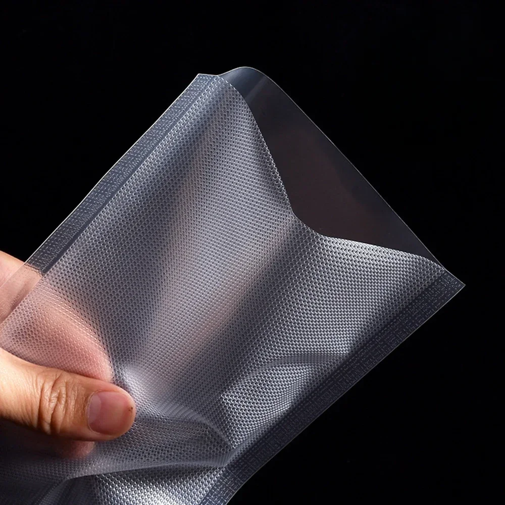 Vakuumverpackungsbeutel für Lebensmittel, 100 Stück, leere Lebensmittel-Vakuumbeutel für Vakuumierer, Lebensmittel frisch, lange Aufbewahrung, Verpackungsbeutel