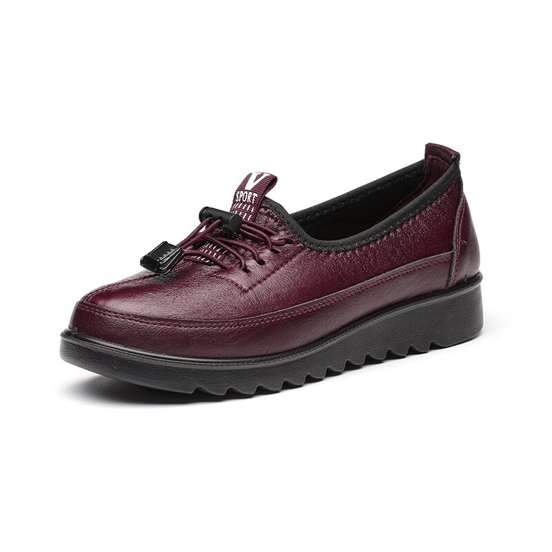 Damskie trampki 2020 buty do tenisa dla kobiet komfort skórzana platforma siłownia obuwie damskie Tenis Feminino Zapatillas Mujer: Czerwony / 5