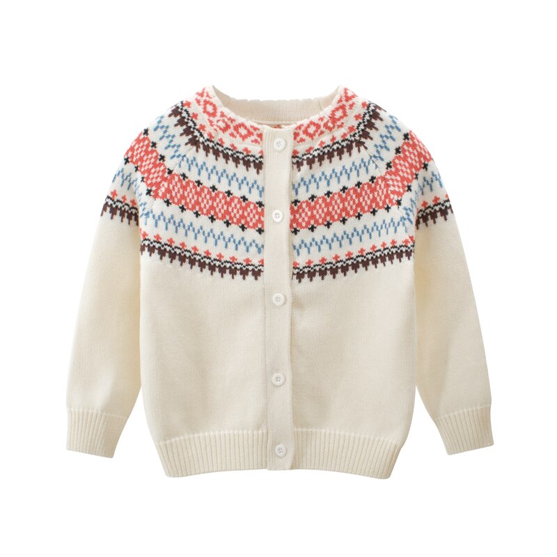 Kinderen Trui Jongens Meisjes Peuter Tops Herfst Winter Katoenen Baby Kleding Gebreide Trui Kinderen Lente Slijtage voor 2- 8 jaar: Beige / 3T