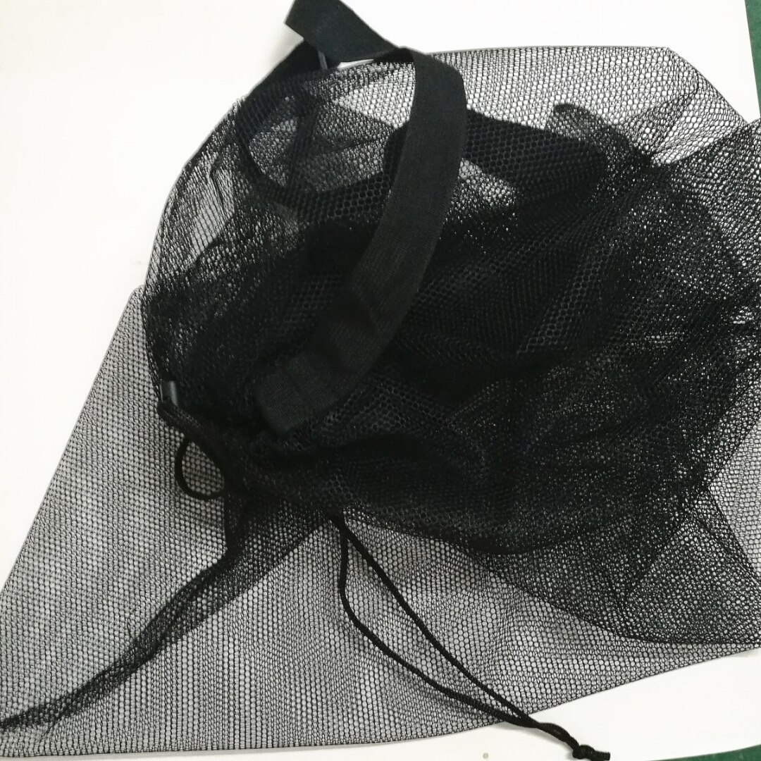 Tragbarer sportballbeutel aus nylonnetz mit kordelzug, großes fassungsvermögen, aufbewahrungstasche für fußbälle und basketball im freien