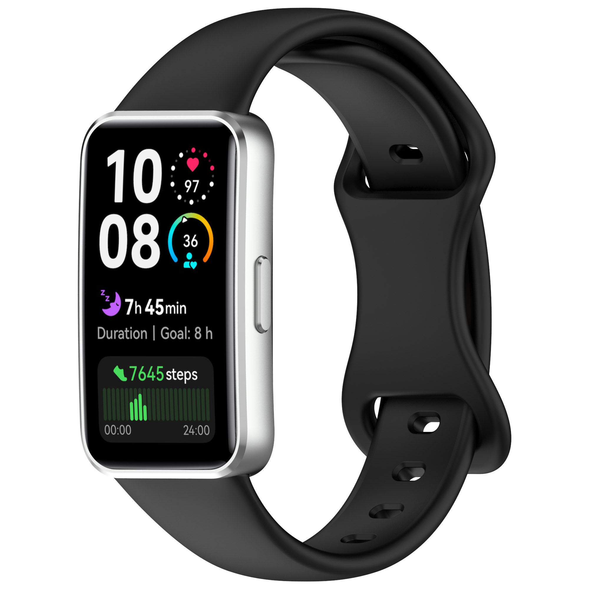 Silikonirannekkeet huawei band 10/9/8/ nfc-kellonrannekkeen lisävarusteet vaihtovyö urheilu pulseira correa huawei band 10 -ranneke