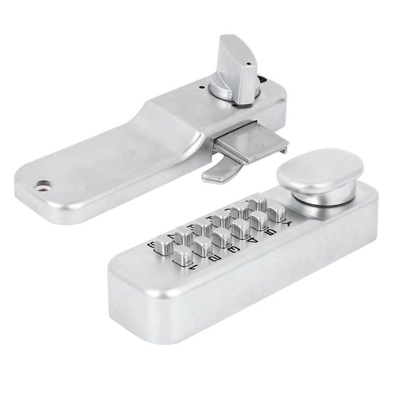 11 Digits Mechanical Combination Lock Sliding Door Keyless Access for Kitchen Office Balcony Access Control