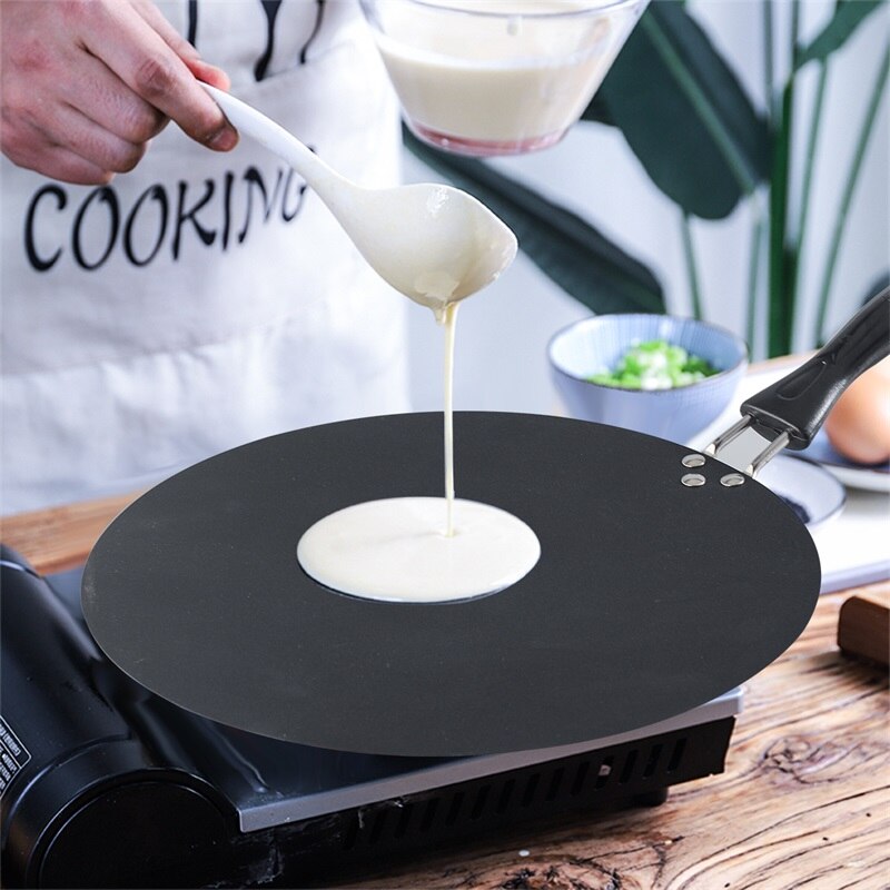 Stainless Steel Cookware Kitchen Frying Pan Nonstick Skillet Frying Omelet Crepe Pancake Pan Round For Induction Gas Stove