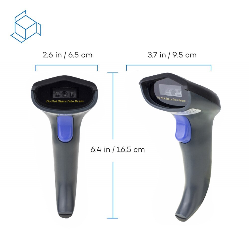 NETUM W6 Wireless 1D Barcode Scanner Bar Code Reader for Inventory POS Terminal