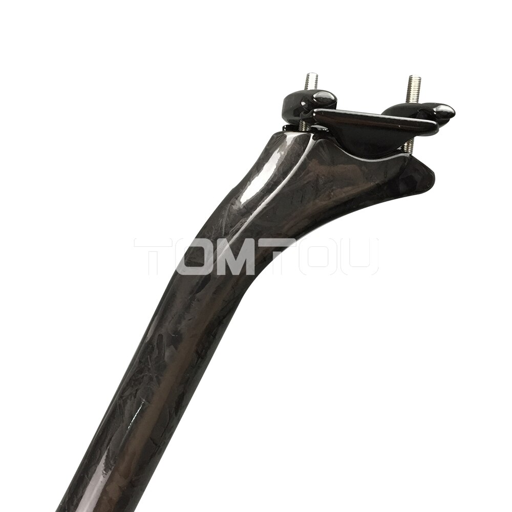 Mat blank ud carbon sadelpind mountain/road cykel sadelstolpe cykel mtb dele 27.2/30.8/31.6mm 25 mm offset længde 350/400mm