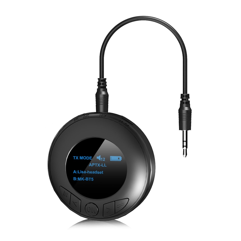 B3 bluetooth-empfänger-sender mit oled-display 1 2 in freisprech-adapter mit usb-dongle und drahtlosem adapter