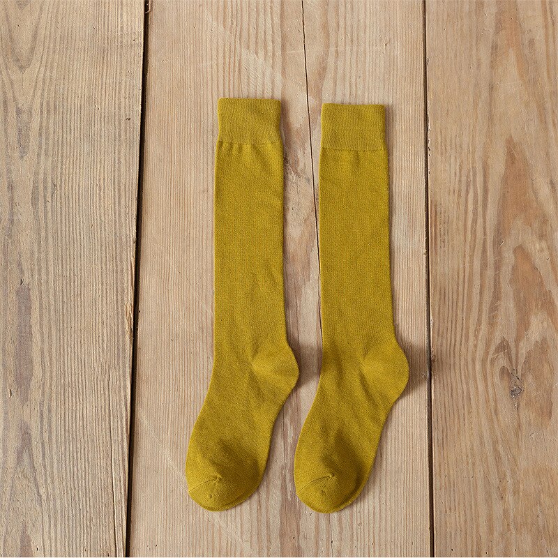 HYRAX Women Tube Socks Stockings Women Socks Pressure Stovepipe Socks Trendy Knee Socks Knee Socks: Olive green