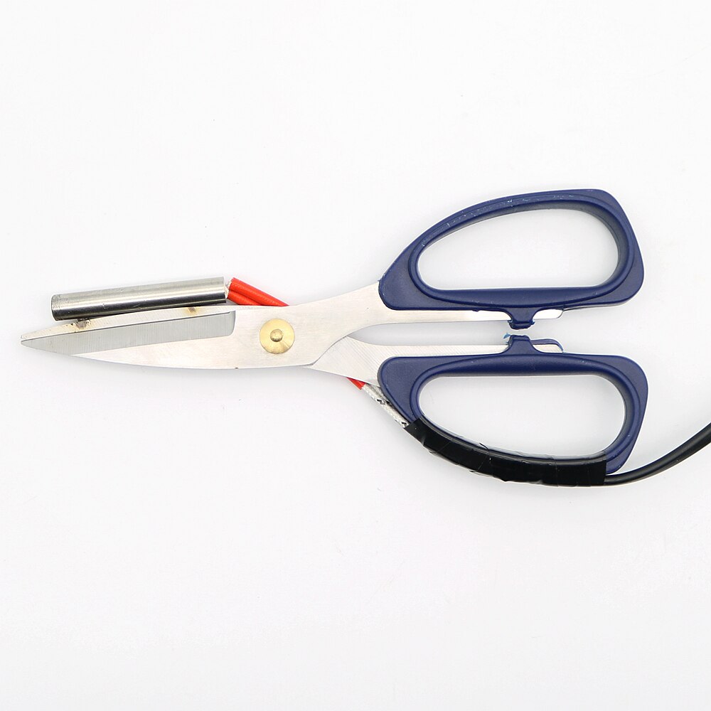 220V Electric Heating Tailor Scissors with Switch Controller for Cloth Cutting