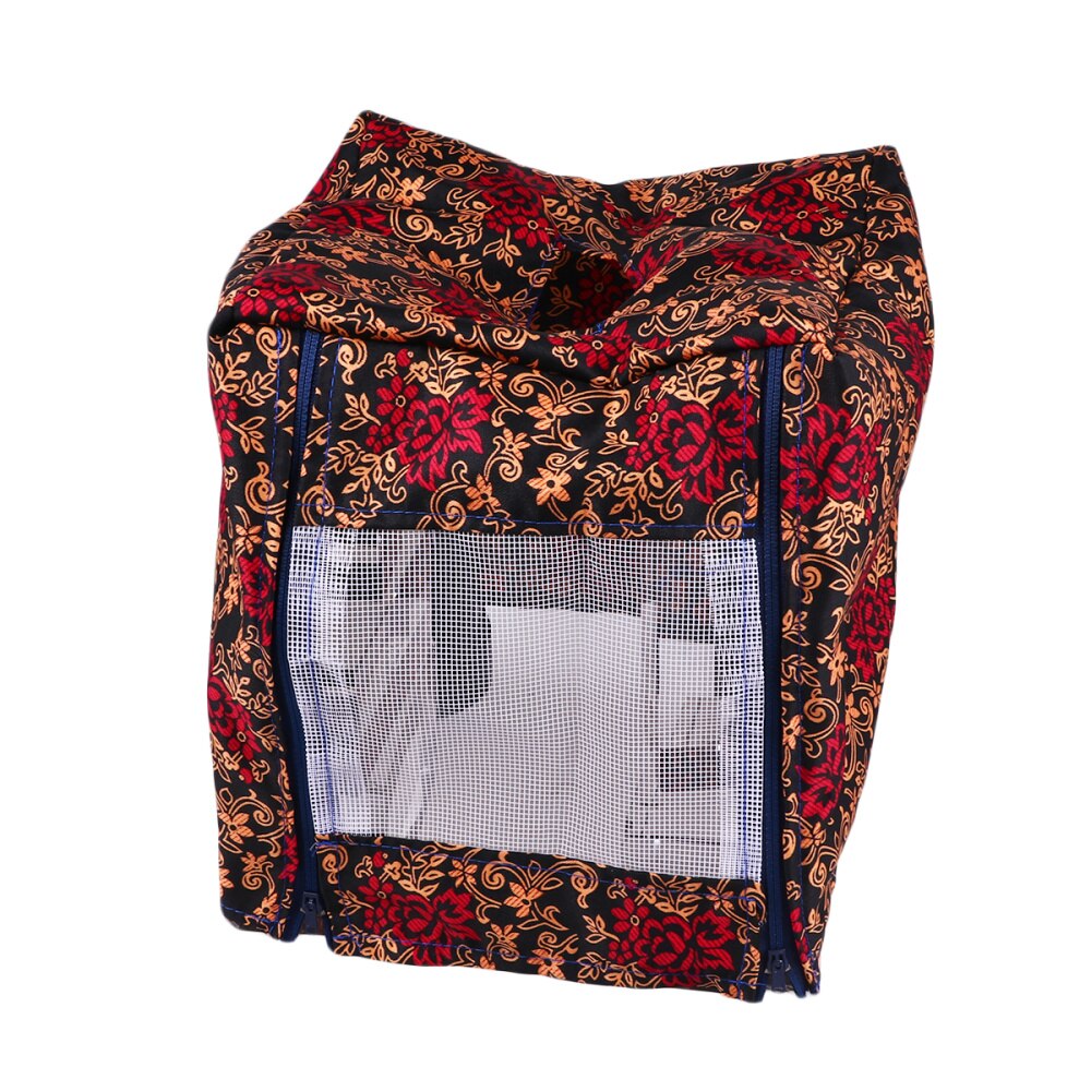 Square Pet Bird Mesh Cage Cloth Cover 1 Side Open Bird Cage Shield Double Zippers Bird Cage Accessory (Blue): Picture 1 / Size 1