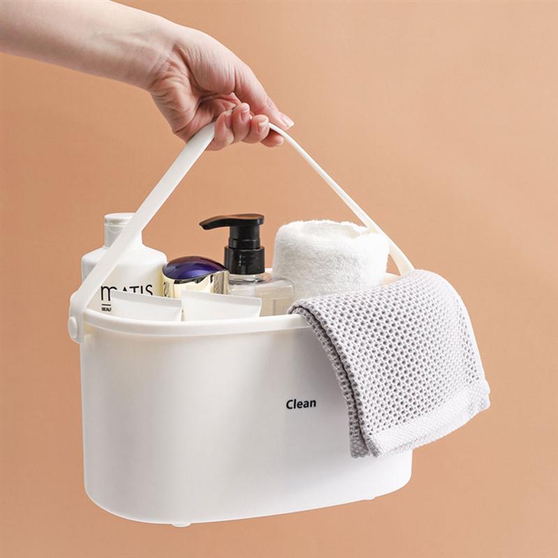 1Pc Bathroom Shower Basket Wet Cloth Container Bathroom Basket Cloths Container Shampoo Storage Basket for Storage Kitchen