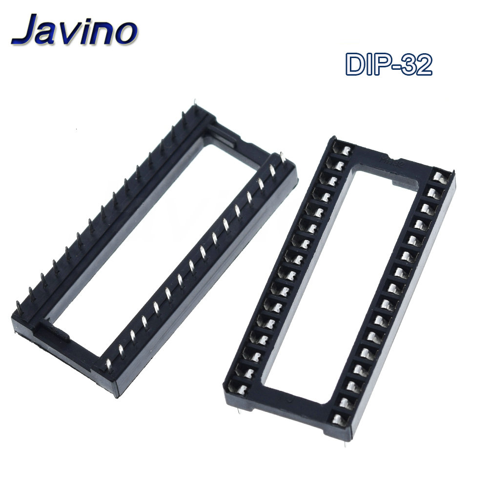10Stck IC Sockel tauchen6 tauchen8 tauchen14 tauchen16 tauchen18 tauchen20 tauchen28 tauchen40 Stifte Stecker tauchen Buchse 6 8 14 16 18 20 24 28 40 Stift: Weiß