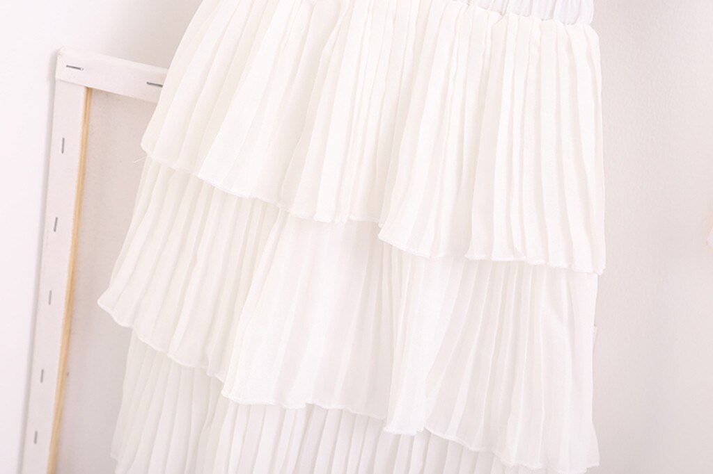 SAGACE Bambini Ragazza Pricess Pannello Esterno Sveglio chiffon Bianco balza Pannello Esterno del bambino Dei Vestiti Della Ragazza per La Primavera proprietà