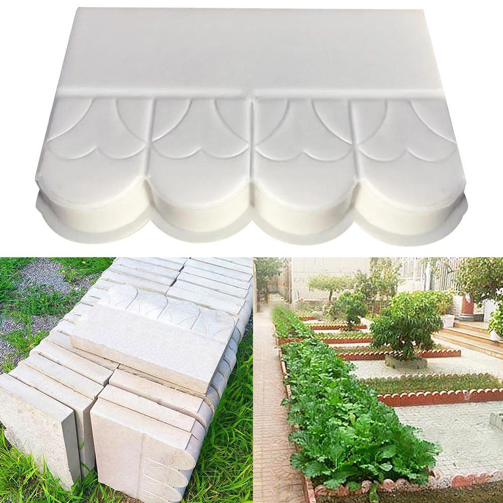 Antique Fence Path Mold Courtyard Garden Concrete Mould Decor Flower Pool Brick Mold Flower Pool Brick Plastic Mold for Garden
