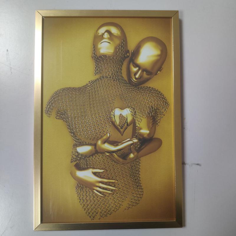 Aluminium Metalen Foto Frame Wandmontage Fotolijst Muur Opknoping Met Plastic Glazen Voor Poster Frame 20X30Cm 30X40Cm 40x60cm