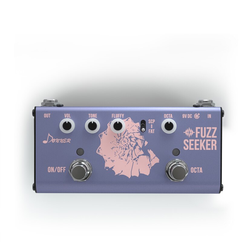 Donner Octave Fuzz Guitar Bass Effect Pedal Fuzz Seeker 2way Selector