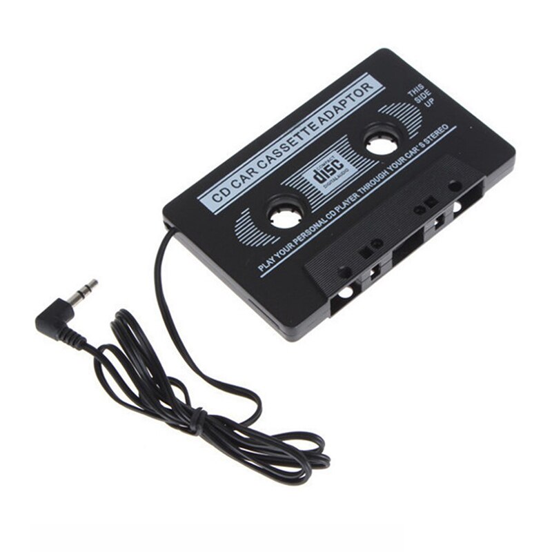 1pc Car Cassette Universal Car Audio Cassette Tape Adapter DVD Player 0.25mv-50mv Electronic Components Convenient