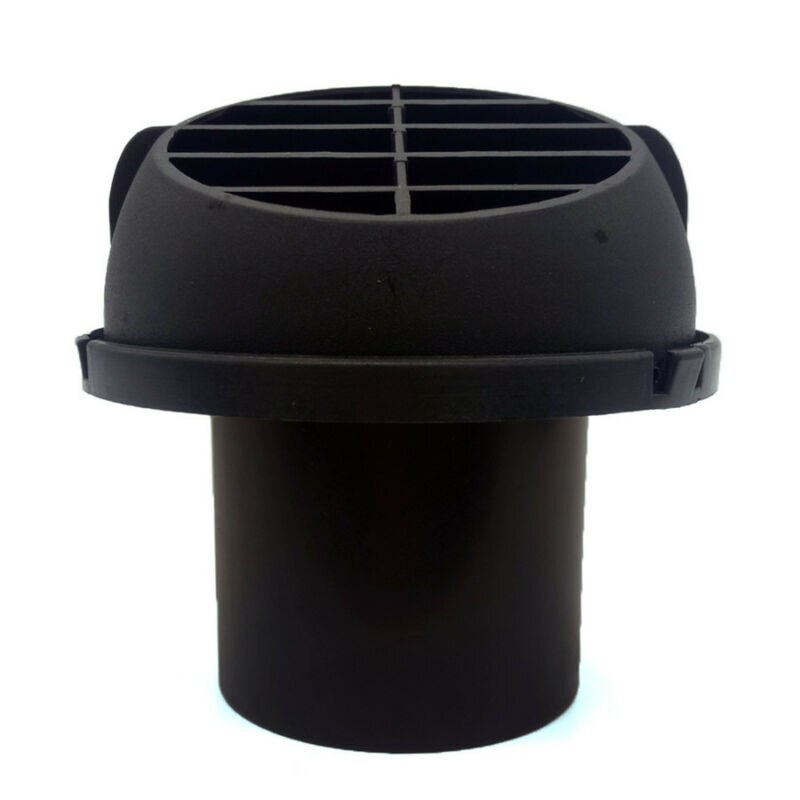 Black Plastic Car Vent Net Cover Turns 360 Degrees 75mm/2.95'' Car Air Outlet Vent Net Cover Cap Car Decoration Accessories