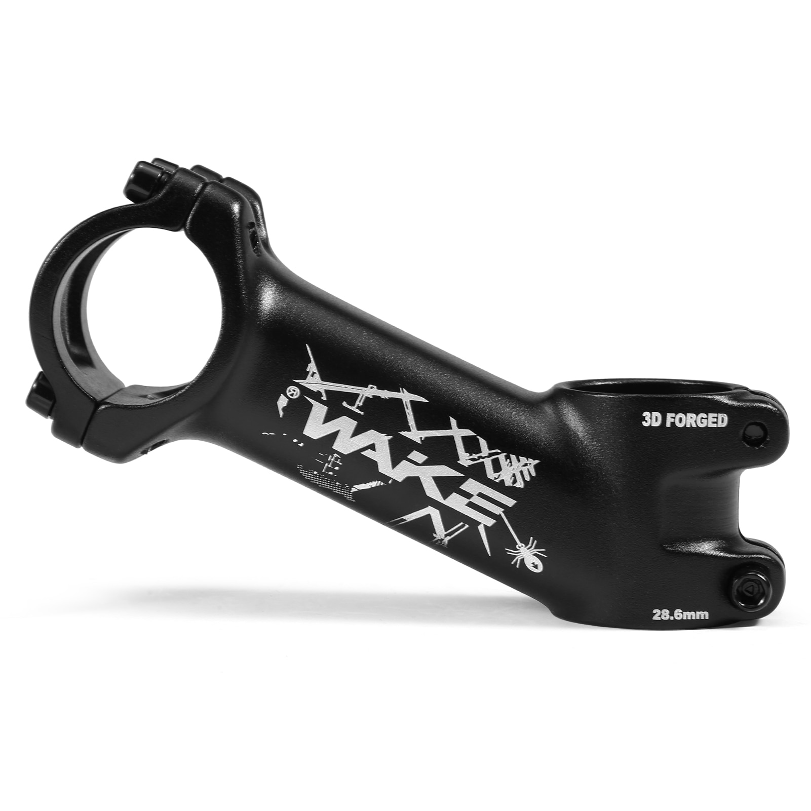 WAKE Bicycle Stem Ultralight Bicycle Stem 17 Degree Mountain Road Bike Stem for 31.8mm Handlebar Stem 110mm 90mm 70mm 60mm