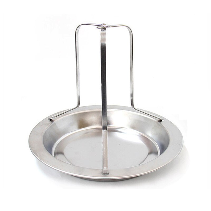 Stainless Steel Chicken Roaster Rack Beer Can Chicken Roasting Holder Roasting Rack Stand Holder Cooking Pan for Grill Oven BBQ: Default Title