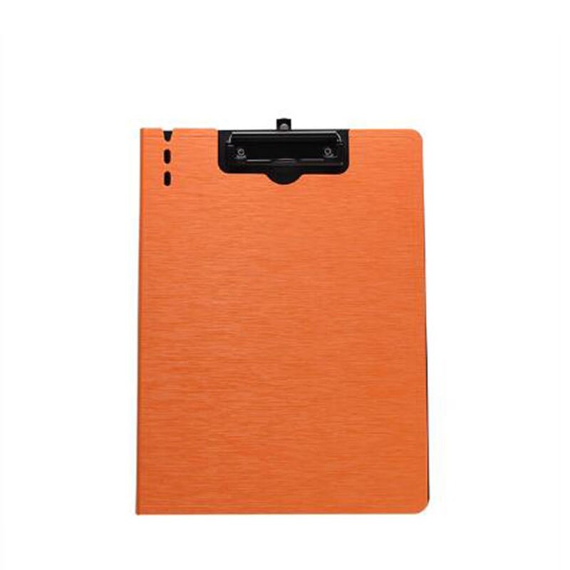 A4 File Folder Board Folder Waterproof File Folder PP Thick File Writing Pad File Business Contract Folder Office Supplies: orange