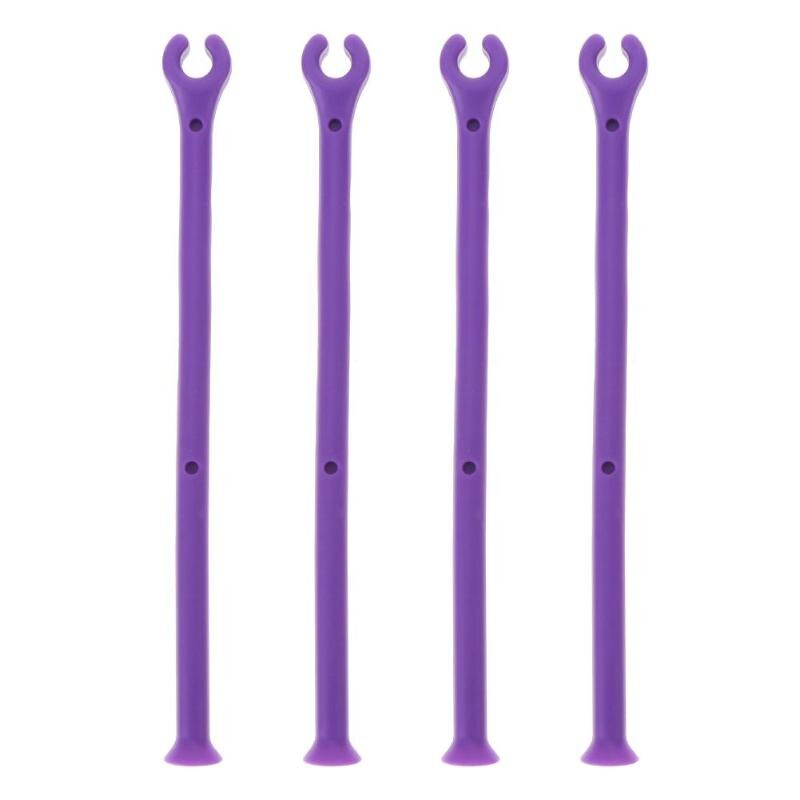 4 Pcs/set Verre Économiseur Unique Outil De Nettoyage De Cuisine de Silicone de Support de Verre À Vin pour Vaisselle Flexible Lave-Vaisselle Fixation