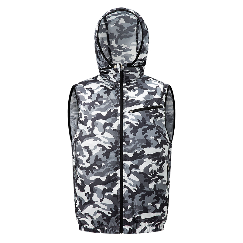 Kühlende weste mit tragbarem Ventilator, ärmellose weste mit klimaanlage und usb-anschluss, 8 stunden kühlung für arbeiten bei hohen temperaturen, fahrradjacke